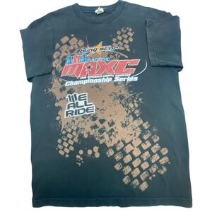 Bling Star AMA Racing Max C Mid America Cross Country Racing T-Shirt Size Medium